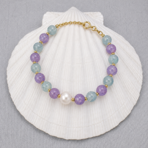 Aurora Shell Golden Bracelet